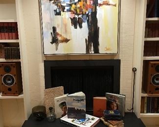 Mid Century Modern artwork and books!