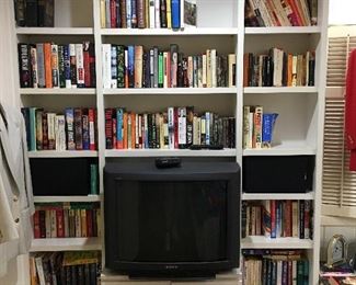 BOOKS! Speakers! TV's