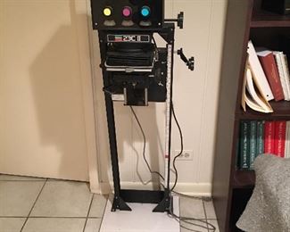 Beseler Dual Dichro "S" Film Enlarger Camera *Darkroom on lower level of home. You are welcome to hunt for treasures inside the dark room or simply locate your desired items in other parts of this incredible Mid Century Modern home. ESG has sourced cameras and giant lenses from the lower level Darkroom, and they are placed in the music room.