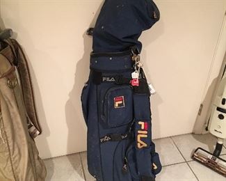 Fila Golf bag with Clubs