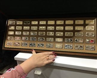 Franklin Mint Ingots Sterling (Complete Set)