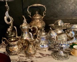 Fine quality Victorian silver plate.