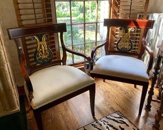A fine pair of armchairs.