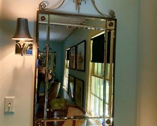 A pair of ornate mirrors.
