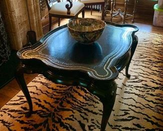 Fine quality stark living room rug.
Maitland-Smith coffee table.