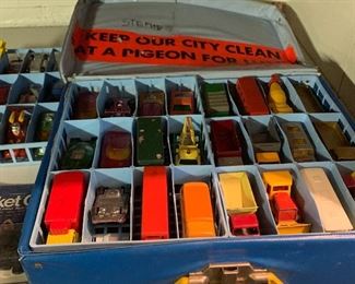 Vintage match box cars.