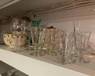 Various glassware.
