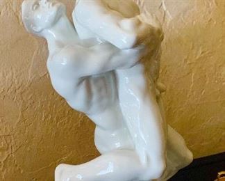 An impressive Herend China male wrestlers.