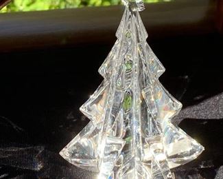 Baccarat crystal tree.