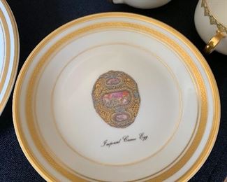 Faberge dishes.
