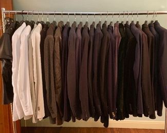 Many fine quality men’s clothing M-L
