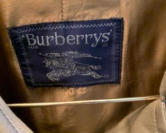 Burberry coat.