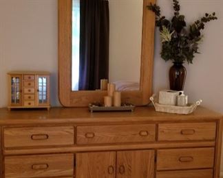 Mirror and Dresser Set