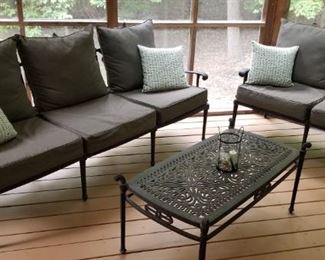 Outdoor Loveseat and Sofa