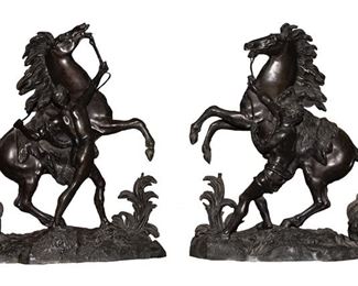 Bronze Sculptures Marley Horses - SOLD