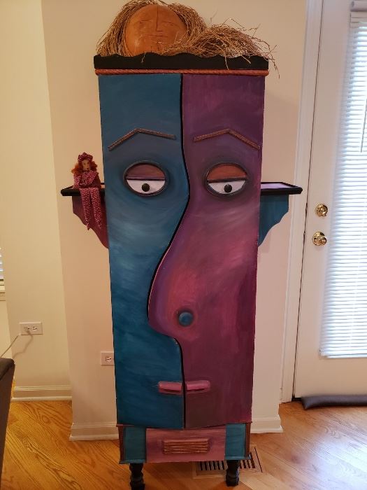 One of a Kind Artisan Cabinet