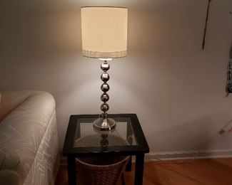 Lovely Silvertone Lamp