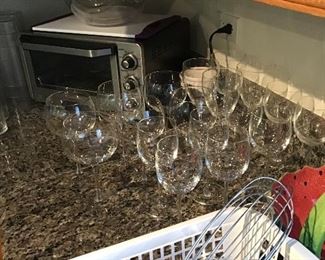 Toaster Oven (all the rage) Wine Glasses