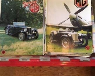 MANY ENJOYING MG MAGAZINES EARLY '90s MGB