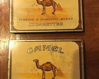 VINTAGE CAMEL CIGARETTE TINS