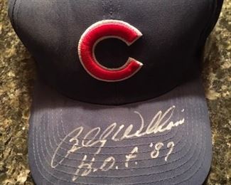 CUBS BILLY WILLIAMS SIGNED HAT