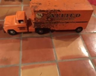 VINTAGE METAL ALLIED VAN