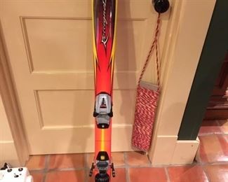 ROSSIGNOL REBEL SNOW SKIS 120CM WITH MARKER BINDINGS