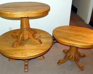 Handmade Oak Coffee & Side Tables