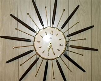 Mid Century LUX Wall Clock