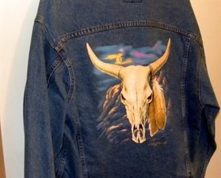 Western Theme Jean Jacket