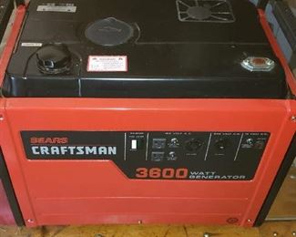 Craftsman 3600 Watt Generator