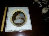 Miniature Painting with Ivory Frame