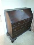 Bench Made Mahogany Drop Front Desk