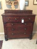 Empire Crotch Mahogany Chest