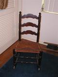 Antique rocking chair.