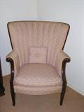 Wing back chair.