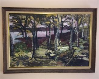 Modernist oil painting by a student of Umlauf