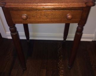 Antique one drawer stand
