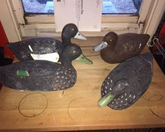 Wooden decoys