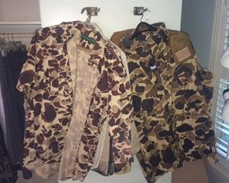 Camouflage hunting clothes