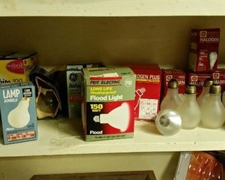 New light bulbs...halogen,LED,flood, bug,standard...