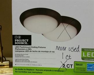 Flush mount led fixture