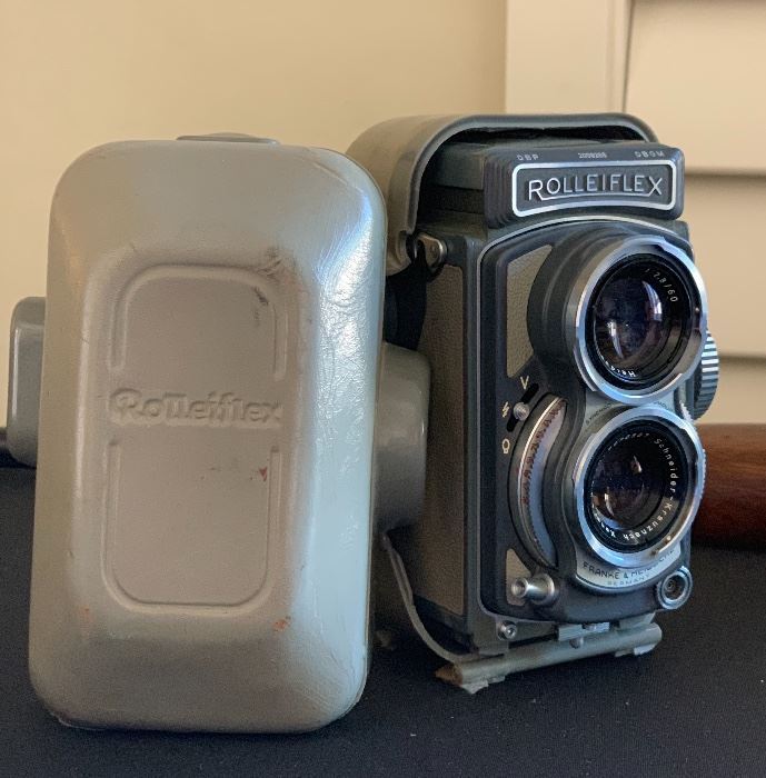 Rolleiflex 4x4 Grey Baby TLR Camera
