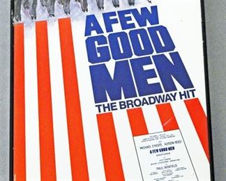 Framed Broadway "A Few Good Men" Poster