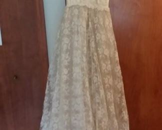 Vintage Wedding Gown from late 40s-early 50s