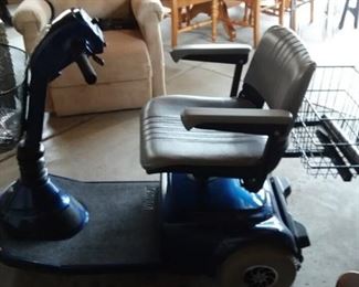 Victory Scooter by Pride Mobility with front & back baskets