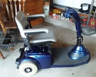 Victory Scooter by Pride Mobility with front & back baskets