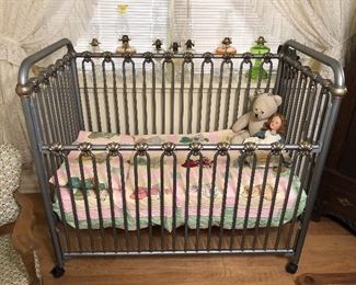 Vintage Iron Baby Bed