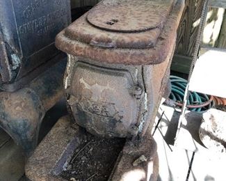Antique Small Wood Heater/Cook Stove