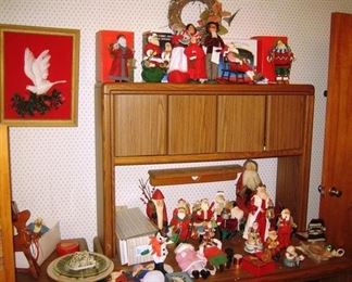Santa and Christmas figures